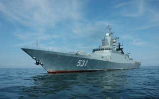 Large gray boat water military - andrey yefimovich martynov free wallpaper