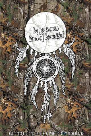 Dream catcher camouflage quote overgrown - own free wallpaper for mobile