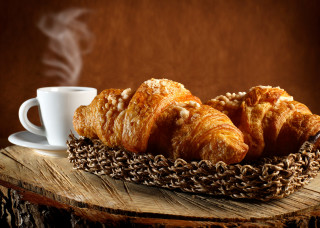 Basket croissants coffee table wooden - delaunay free wallpaper for desktop