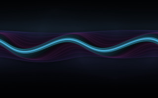 Dark background wavy lines blue - a blue wave free wallpaper