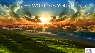 Sunset clouds cross world yours - your free wallpaper