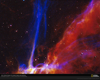 Bright blue red star sky - star in the sky free wallpaper