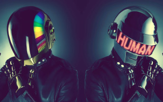 Two people helmets leather jackets - helmet free wallpaper