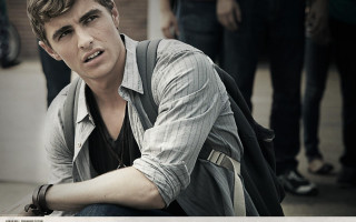 Man bench backpack group people - a backpack free wallpaper