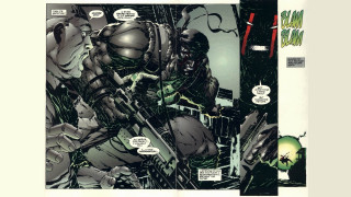 Comic character gun green lantern - a comic strip free wallpaper