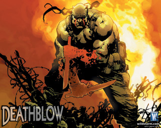 Man knife fire background caption - his hand and a fire in the background free wallpaper