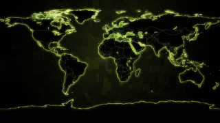 World map green glow black - a map of the world free wallpaper