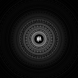 Black white photo circular object 2 - digital art free wallpaper for tablet