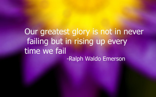 Purple flower emerson quote glory - erin hanson free wallpaper