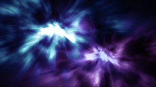 Blue purple starburst black background - the middle of it free wallpaper