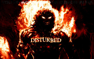 Demonic man fire background disturbed - a demonic looking man free wallpaper