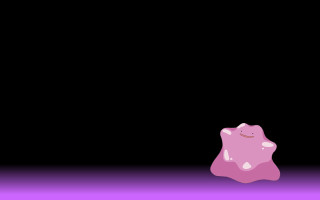 Pink teddy bear purple floor - a black background free wallpaper for desktop