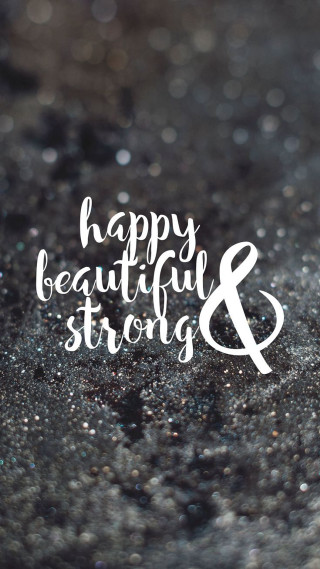 Happy beautiful strong black white - strong free wallpaper