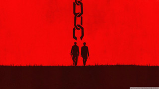 Couple people red wall chain - a red wall free wallpaper