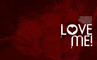 Red background love me white - charles martin free wallpaper