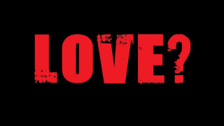 Red love sign black background - edward ruscha free wallpaper
