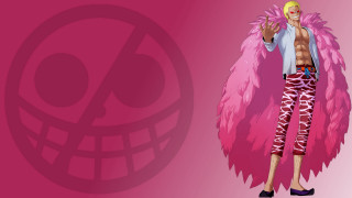Man pink coat feathers skull - a pink coat free wallpaper