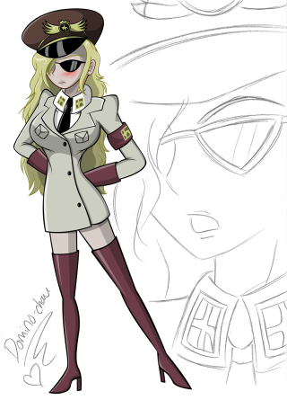 Alice prin portrait military uniform - character portrait free wallpaper