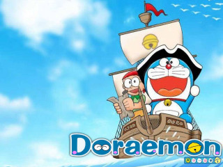 Doraemon ship cartoon character pirate - daryush shokof free wallpaper for desktop