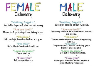 Female male dictionaries words image - woman free wallpaper