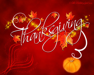 Red background pumpkin happy thanksgiving - a happy thanksgiving free wallpaper