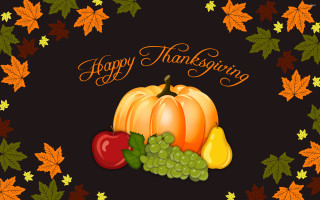 Thanksgiving card pumpkin autumn fall - a happy thanksgiving free wallpaper