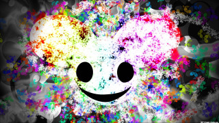 Smiley face colorful sprinkles happy - cheerful free wallpaper