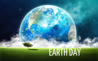 Tree field earth day sign - dave arredondo free wallpaper