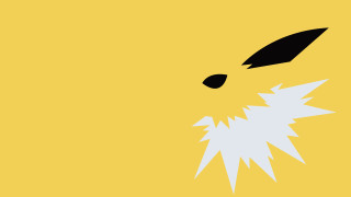 Yellow background animal head outline - pokemon free wallpaper for desktop