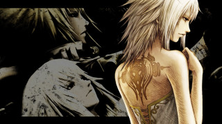 Woman tattoo black background man - a picture of a man free wallpaper for desktop