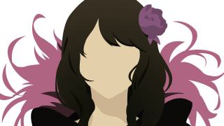 Woman flower hair pink background - a flower free wallpaper for desktop