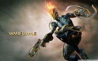 Warframe character sword flame dark - a character free wallpaper