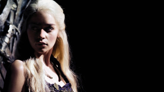 Woman blonde hair stone wall - game free wallpaper for desktop