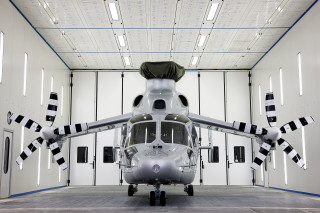 Helicopter hangar parked checkered flag - the side of its free wallpaper for desktop