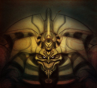 Demon strange face unique appearance - strange free wallpaper for tablet