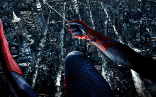 Spider man tall building city - a spider man free wallpaper