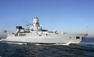 Large gray ship ocean helicopter - a flemish baroque free wallpaper