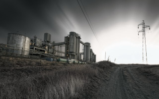 Dirt road factory background power - a dirt road free wallpaper for desktop