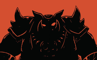 Black red cats horns ears - horn free wallpaper for desktop