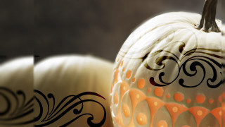 White pumpkin black design white 3 - claire falkenstein free wallpaper for desktop