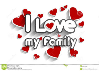 Love my family hearts white - heart free wallpaper for desktop