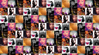 Woman hair colors makeup wig - free aesthetic wallpaper