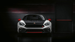 White black car garage redlight - detailed face free wallpaper