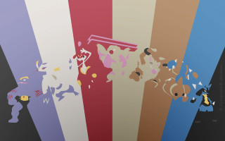 Colorful abstract dance woman rainbow - chaos free wallpaper