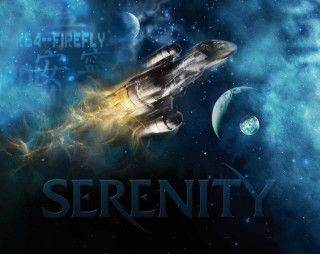 Spaceship flying sky caption serenity - adam szentpétery free wallpaper for desktop
