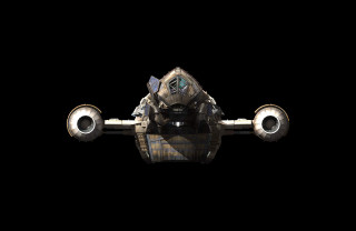 Space shuttle ground view image - the dark sky free wallpaper