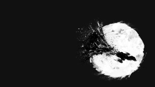 Half moon black bird minimalist - a half moon free wallpaper