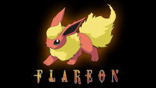 Pikachu cartoon flareon background flareon - free anime wallpaper for desktop