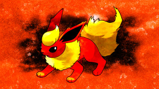 Pikachu red yellow background black - esao free wallpaper