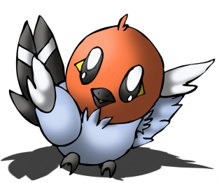 Bird big wing flying eyes - pokemon free wallpaper